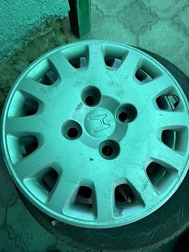 r13 резина: Колеса в сборе 195 / 70 / R 14, Лето, Б/у, Комплект, Легковые, Железные, отверстий - 4 — 2