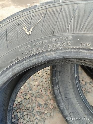 Шины 275 / 55 / R 20, Лето, Б/у, Комплект, Внедорожные (АТ/МТ), GoodYear