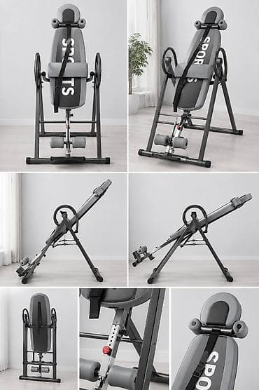 позвоночник: 🔥 Инверсионный стол Premium Grey — 11 000 сом ✔️ Регулировка под рост — 2