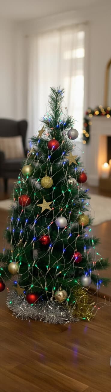 ель голубая цена: Искусственная новогодняя ёлка с полным декором и гирляндами — 1