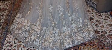 свадебные платья бишкек дордой: Платье Турецкое, надели один раз. На карсете. Все целое. Ткань юбки — 3