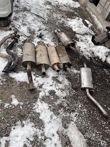 Автозапчасти: Глушитель Audi 1995 г., Б/у, Оригинал, Германия — 3