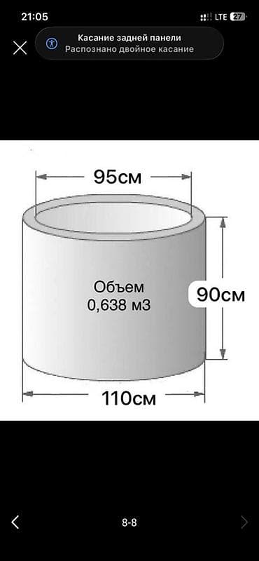 вера: Бочка Пластик, 638 л — 1