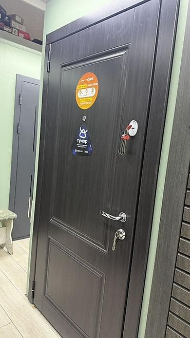 кованые: Двери для домов и квартир, Металлическая, Со стеклом, цвет - Серый — 3