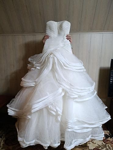 свадебное платье бишкек: Продаю платье свадебное в идеальном состоянии размер приблизительно — 7