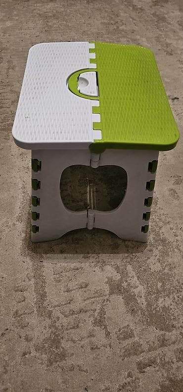 Тигүүчүлөр үчүн отургучтар: Табуретка, Колдонулган, Желим, Бүктөө — 2