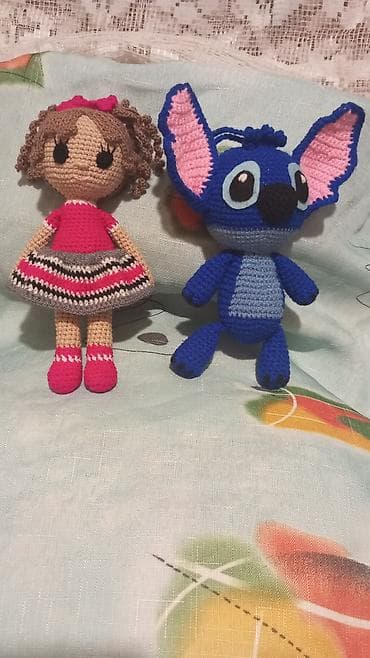 ушки зайчика: Вязаные игрушки амигуруми ручной работы - Персонажи: зайчики в — 4