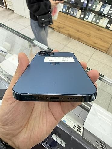 iphone 13 512: IPhone 12 Pro Max, 512 ГБ, Pacific Blue, 100 % — 3