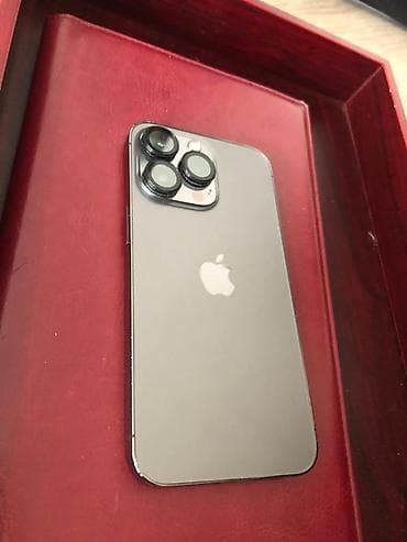 Техника и электроника: IPhone 13 Pro, Б/у, 256 ГБ, Black Titanium, Коробка, 84 % — 1