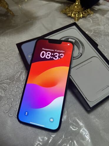 macbook pro 13 цена бишкек: IPhone 13 Pro Max, 128 ГБ, Sierra Blue, Куту, 85 % — 1