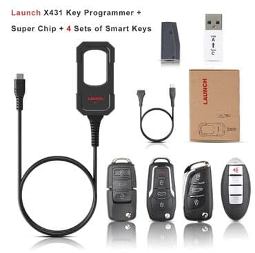 шиномонтажное оборудования: Launch X431 Key Programmer+1 супер чип лаунч+4 смарт ключа — 1