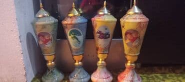 художники 20 века: Спортивный кубок выполненная в абстрактном стиле с изображением — 3