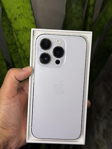 google pixel 1: IPhone 14 Pro, Б/у, 256 ГБ, Белый, Коробка — 1