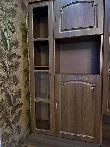 single bed mattress: Стенка-шкаф, Тип стенки-шкафа: Модульная, Для зала, Особенности: Для хранения посуды — 4
