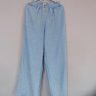 Брюки Лето, Made in KG, Лен, Новый, Стандарт