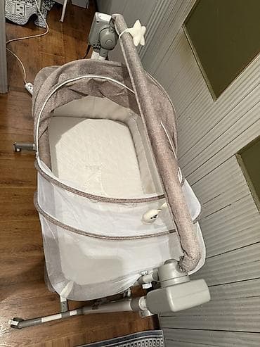 Другие товары для дома: Люлька, Б/у, Колыбель, Металл, цвет - Бежевый, Самовывоз — 4