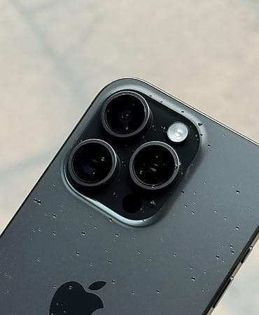 афон 5: IPhone 15 Pro, 256 ГБ, Black Titanium, Коробка, 91 % — 3