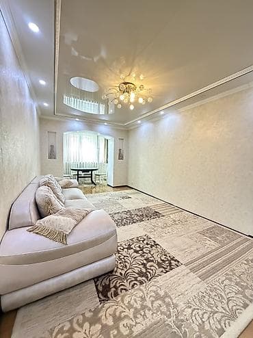 flat osh: 3 комнаты, 55 м², 104 серия, 1 этаж, Евроремонт — 3