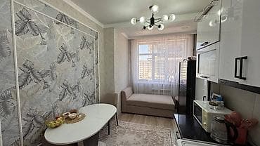 baytik: 1 комната, 48 м², Асанбай мкр Элитка, 5 этаж, Евроремонт — 7