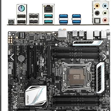 flash: Материнская плата для ПК, Б/у, Asus, LGA2011 v3, EATX — 1