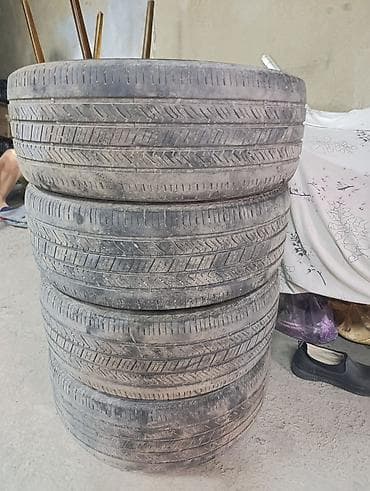 Шины 225 / 55 / R 17, Лето, Б/у, Комплект, Легковые, Корея, Hankook