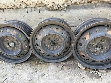 Шиналар жана дисктер: Дөңгөлөктөр монтажда 185 / 70 / R 14, Жай, Колдонулган, Комплект, Жеңил унаалар, Темир, тешиктери - 4 — 6