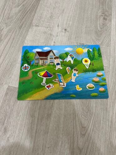 зеркальный кубик рубик: Магнитная игра «Времена года». Очень интересная, развивает мелкую — 5