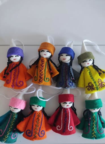 Подарки и сувениры из Кыргызстана: Куклы ручной работы. Отличный подарок детям. Одежда куклы выполнена