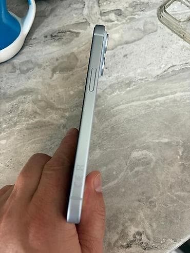 iphone 17 pro mini: IPhone 15, Б/у, 128 ГБ, Голубой, Защитное стекло, Чехол, 100 % — 5