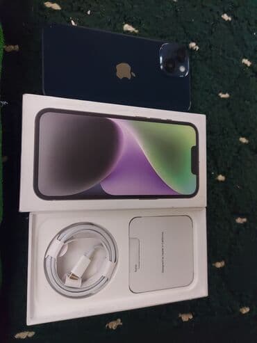 айфон 14 простой: IPhone 14, Б/у, 128 ГБ, Midnight, Кабель, 100 % — 2