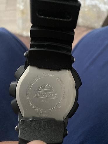 Аксессуарлар: Спорттук сааттар саат, Casio (G-Shock), Альтиметр, Суу өткөрбөөчү, Асыл нуска, Эркектердики, Колдонулган — 5