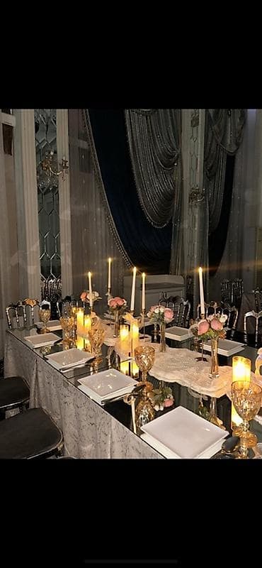 оформление залов: Праздничное оформление стола и декор мероприятий от - — 10