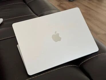 ноутбук appl: Ультрабук, Apple, 16 ГБ ОЭТ, Apple M3, 13.5 ", Жаңы, Жумуш, окуу үчүн, эс тутум SSD — 3