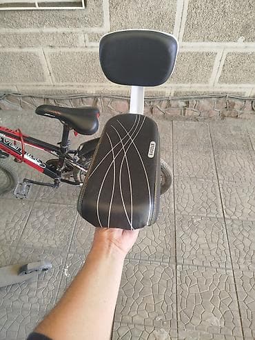 балоновые штаны: Пассажирское сиденье для велосипеда с мягкой спинкой - Универсальное — 3