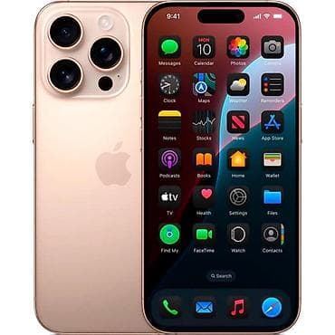 logitech g435: IPhone 16 Pro, Б/у, 256 ГБ, Золотой — 4