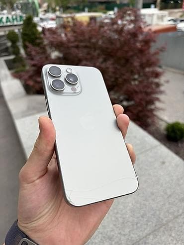 IPhone 15 Pro Max, Б/у, 256 ГБ, Natural Titanium, 89 %