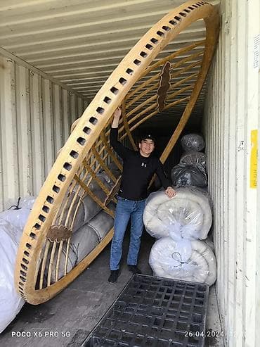 1 тыйын: Юрта традиционная кочевая - Диаметр: ориентировочно 5–6 м (по фото) — 7