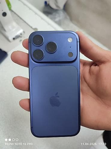IPhone 17 Pro, 256 ГБ, цвет синий Характеристики и детали по фото