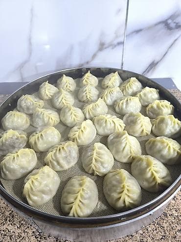 салатный лист: Домашние хинкали/манты ручной лепки - Тесто тонкое, эластичное, со — 1