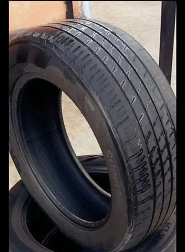 с 16: Шины 215 / 55 / R 17, Лето, Б/у, Комплект, Легковые, Корея, Kumho — 1