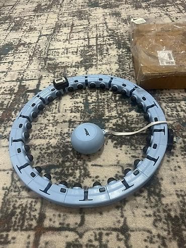 новый велик: Интеллектуальный фитнес‑обруч (smart hula hoop) с утяжелителем и — 1