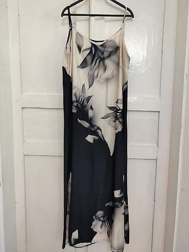 зимние обувь: Вечернее платье, Длинная модель, Шифон, С рукавами, L — 4