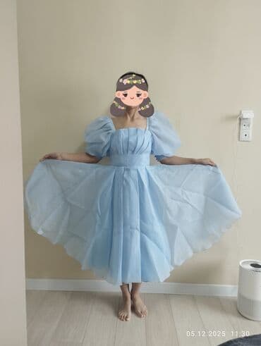 свадебные платья в бишкеке цены на прокат: Вечернее платье, Пышное, Длинная модель, Шифон, С рукавами, S — 7