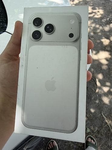 телефон танк 2 цена бишкек: IPhone 17 Pro Max, 256 ГБ, Күмүш, Куту — 1