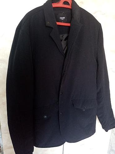 Футболкалар: Эркектердин пальтосу, L, ColinS, Колдонулган, түсү - Кара, Өзү алып кетүү — 1