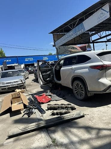 сигнализация с датчиком наклона: Наружные накладки порогов Toyota — 1