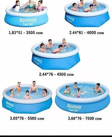 надувные бассейны для детей: Надувной семейный бассейн для двора/сада Есть в наличии - — 3