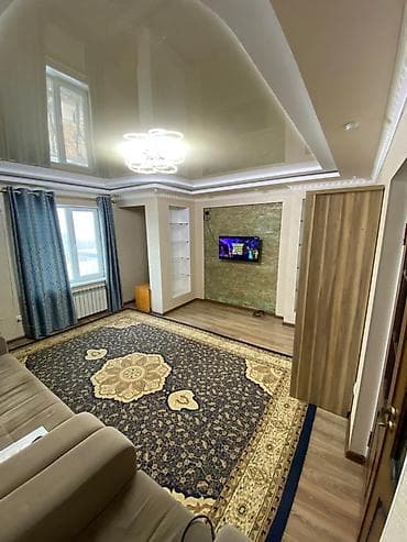 osh flat: 2 комнаты, 64 м², Политех Элитка, 6 этаж, Старый ремонт — 2