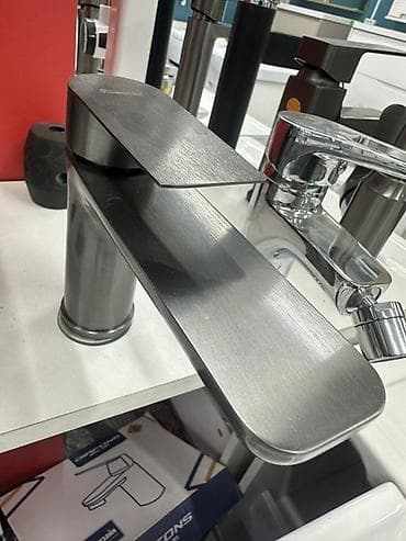 Үй жана бакча: Смеситель для умывальника, однорычажный, настольный. - Материал — 2