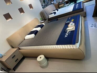 Двуспальная кровать, Новый, Без матраса, длина - 236 см